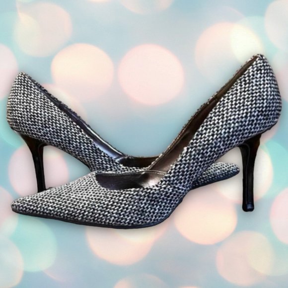 Rampage Women’s Gray Tweed Pointed Toe Heels Pumps Size 6 - Picture 4 of 8